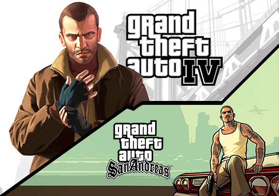 Grand Theft Auto IV + Grand Theft Auto: San Andreas (PC) Steam Key - GLOBAL